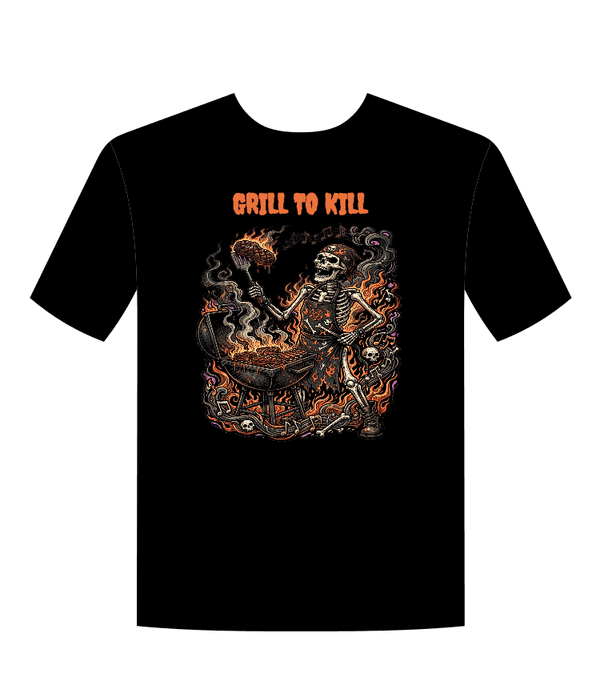 Grill to Kill t-shirt design
